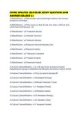 CPNRE UPDATED 2026 EXAM SCRIPT QUESTIONS AND ANSWERS GRADED