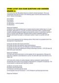 CPNRE LATEST 2026 EXAM QUESTIONS AND ANSWERS GRADED