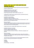 CPNRE LATEST 2026 TEST PAPER QUESTIONS AND ANSWERS GRADED