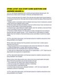 CPNRE LATEST 2026 STUDY GUIDE QUESTIONS AND ANSWERS GRADED