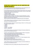 CPNRE MAIN EXAMINATION 2026 SET QUESTIONS AND ANSWERS GRADED