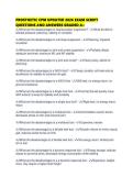 PROSTHETIC CPM UPDATED 2026 EXAM SCRIPT QUESTIONS AND ANSWERS GRADED