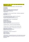 PROSTHETIC CPM LATEST 2026 EXAM QUESTIONS AND ANSWERS GRADED