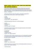 GOOD CLINICAL PRACTICE FINAL EXAM 2026 QUESTIONS AND ANSWERS GRADED