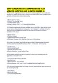 GOOD CLINICAL PRACTICE COMPREHENSIVE EXAM UPDATED QUESTIONS AND ANSWERS