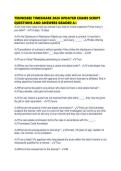 TENNESSEE TIMESHARE 2026 UPDATED EXAMS SCRIPT QUESTIONS AND ANSWERS GRADED