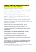 TENNESSEE TIMESHARE COMPREHENSIVE EXAM 2026 QUESTIONS AND ANSWERS GRADED