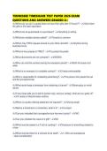 TENNESSEE TIMESHARE TEST PAPER 2026 EXAM QUESTIONS AND ANSWERS GRADED 