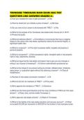 TENNESSEE TIMESHARE MAIN EXAM 2026 TEST QUESTIONS AND ANSWERS GRADED 