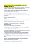 ECN 212 EVALUATION 2026 EXAM QUESTIONS AND ANSWERS GRADED