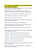 PTCE UPDATED COMPREHENSIVE 2026 EXAM QUESTIONS AND ANSWERS GRADED