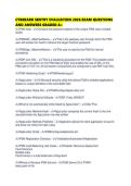 CYBERARK SENTRY EVALUATION 2026 EXAM QUESTIONS AND ANSWERS GRADED