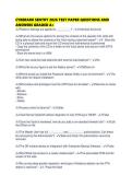 CYBERARK SENTRY 2026 TEST PAPER QUESTIONS AND ANSWERS GRADED