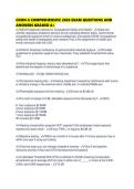 COHN-S COMPREHENSIVE 2026 EXAM QUESTIONS AND ANSWERS GRADED A&plus;