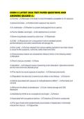 COHN-S LATEST 2026 TEST PAPER QUESTIONS AND ANSWERS GRADED A&plus;