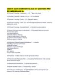 COHN-S MAIN EXAMINATION 2026 SET QUESTIONS AND ANSWERS GRADED A&plus;