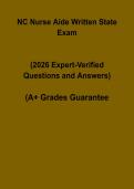 NC Nurse Aide Written State Exam PDF &vert; CNA Study Guide & Practice Test