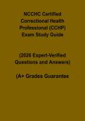 NCCHC CCHP Exam Study Guide 2026 PDF &vert; Certified Correctional Health Professional Prep