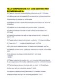 NDAEB COMPREHENSIVE 2026 EXAM QUESTIONS AND ANSWERS GRADED