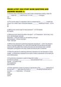 NDAEB LATEST 2026 STUDY GUIDE QUESTIONS AND ANSWERS GRADED