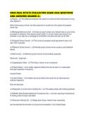 OHIO REAL ESTATE EVALUATION EXAM 2026 QUESTIONS AND ANSWERS GRADED