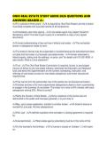 OHIO REAL ESTATE STUDY GUIDE 2026 QUESTIONS AND ANSWERS GRADED 