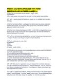 APPIAN LEAD DEVELOPER 2026 TEST PAPER QUESTIONS AND ANSWERS GRADED
