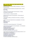 BIOL 320 STUDY GUIDE 2026 EXAM QUESTIONS AND ANSWERS GRADED