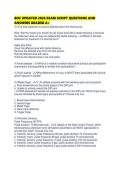 BOC UPDATED 2026 EXAM SCRIPT QUESTIONS AND ANSWERS GRADED