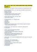 BOC LATEST 2026 TEST PAPER QUESTIONS AND ANSWERS GRADED