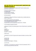 ASQ CQE UPDATED 2026 EXAM SCRIPT QUESTIONS AND ANSWERS GRADED