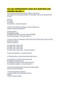ASQ CQE COMPREHENSIVE EXAM 2026 QUESTIONS AND ANSWERS GRADED