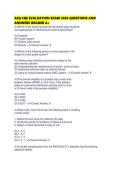 ASQ CQE EVALUATION EXAM 2026 QUESTIONS AND ANSWERS GRADED