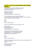 ASQ CQE LATEST 2026 EXAM QUESTIONS AND ANSWERS GRADED