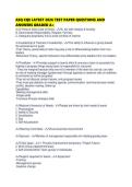 ASQ CQE LATEST 2026 TEST PAPER QUESTIONS AND ANSWERS GRADED