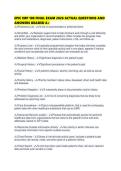 EPIC IMP 100 FINAL EXAM 2026 ACTUAL QUESTIONS AND ANSWERS GRADED
