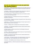 EPIC IMP 100 COMPREHENSIVE EXAM 2026 QUESTIONS AND ANSWERS GRADED 