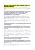 EPIC IMP 100 EVALUATION EXAM 2026 QUESTIONS AND ANSWERS GRADED 