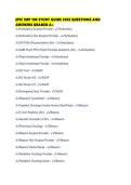 EPIC IMP 100 STUDY GUIDE 2026 QUESTIONS AND ANSWERS GRADED 
