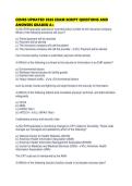 CEHRS UPDATED 2026 EXAM SCRIPT QUESTIONS AND ANSWERS GRADED