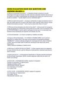 CEHRS EVALUATION EXAM 2026 QUESTIONS AND ANSWERS GRADED