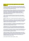 CEHRS LATEST 2026 EXAM QUESTIONS AND ANSWERS GRADED