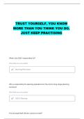 MSLC STAFF 1-9 QUESTIONS WITH CORRECT ANSWERS