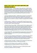 CEHRS STUDY GUIDE 2026 EXAM QUESTIONS AND ANSWERS GRADED
