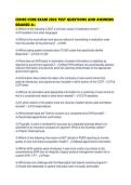 CEHRS CORE EXAM 2026 TEST QUESTIONS AND ANSWERS GRADED