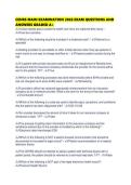 CEHRS MAIN EXAMINATION 2026 EXAM QUESTIONS AND ANSWERS GRADED 