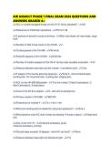 AIR ASSAULT PHASE 1 FINAL EXAM 2026 QUESTIONS AND ANSWERS GRADED