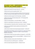 AIR ASSAULT PHASE 1 COMPREHENSIVE EXAM 2026 QUESTIONS AND ANSWERS GRADED