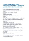 APEA 3P EXAM TEST BANK OVERVIEW QUESTIONS AND CORRECT VERIFIED ANSWERS
