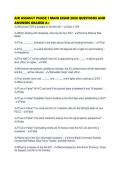 AIR ASSAULT PHASE 1 MAIN EXAM 2026 QUESTIONS AND ANSWERS GRADED 